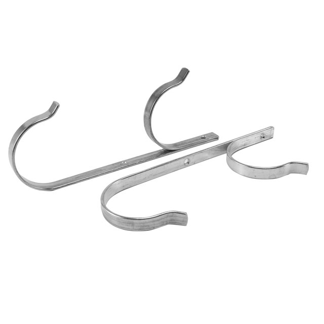 Support de Perche de Piscine Premium 6 Pcs Ensemble de Supports en Aluminium, Crochets Parfaits pour Perches Télescopiques, Écumoires, Râteaux à Feuilles, Filets
