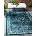 thumbnail image 1 of Unique Loom 3134646 7 x 10 ft. Imperial Bosphorus Rectangular Rug, Black, 1 of 5