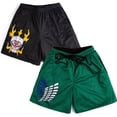 thumbnail image 2 of Pantalones cortos de Anime Attack On Titan para hombre, Shorts de baño para playa, deportivos, para gimnasio, correr, estampados, transpirables Fivean unisex, 2 of 2