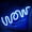 Blue, variant on Huiyi Neon Sign, Wow Led Neon Light Wall Light Led Wall Decor,USB Powered Wow Neon Lights Decor Birthday Party Living Room Wedding Party Decor
