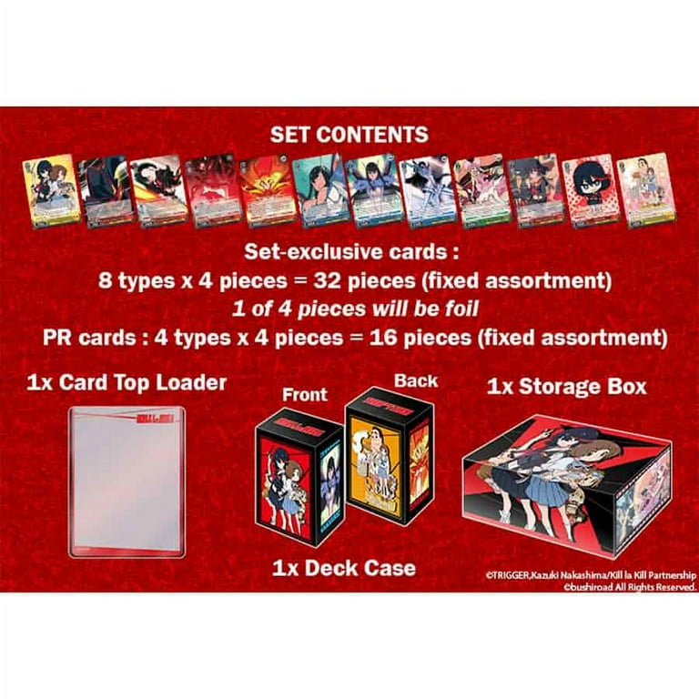 Bushiroad Weiss Schwarz Kill La Kill - English - Power Up Set Bushiroad Weiss Schwarz Kill La Kill - English - Power Up Set