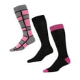 thumbnail image 3 of MeMoi Boxernate Cotton Blend Crew Sock 3 Pair Pack - Mens - Male, 10-13, Grape, 3 of 3