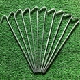 thumbnail image 3 of "RamPro 10-Piece Tent Garden Stakes Heavy Duty, Galvanized Steel Pegs Rust-Free (8.5)", 3 of 7