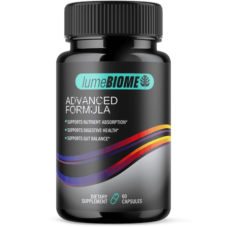 Lume Biome Gut Health Pills Advanced Formula Digestion Support LumeBiome 60 Capsules