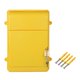 thumbnail image 4 of Buzón de pared con cerradura, buzón de sugerencias multifuncional, organizador de 34,5 x 26 x 10 cm, buzón para hotelería y negocios Amarillo, 4 of 8