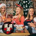 thumbnail image 4 of (2) Christmas Oven Mitts Holly Wreath Decorative Cooking Gloves 6.75x13 Inches for Home Kitchen Dining Baking BBQ Grilling Heat Resistant Potholders Table Linen Set Decoration Gift Supplies, 4 of 7