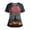 Black #036, variant on Halloween Scrub Tops for Women Plus Size Funny V Neck Spooky Bat Printed Scrubs Horror Short Sleeve Scrub Shirts Nursing Workwear Medical Nurse Uniform with Pockets, 5XL