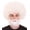 White, variant on HPO Adult Unisex 80's Painter Black Halloween Wig and Black and Patches of Black Beard Set, Easy and Classic Celebrity Costume