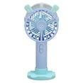 thumbnail image 2 of Handheld Fan Automatic Spraying USB Charging Humanized Grille Design Low Noise 3 Speed Portable Fan for Travel Blue, 2 of 5