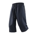 thumbnail image 6 of Casual Summer Shorts for Men Elastic Waist Zipper Pockets Outdoor Running Jogger Capri Pants Fathers Gift, 6 of 8