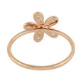 thumbnail image 3 of KIRAN FINE JEWEL Round Blue Topaz Flower Dasiy Ring Rose Gold Plated 925 Sterling Silver Wedding Women Gemstone Statement Jewelry Gift For Her, 3 of 5