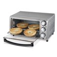 thumbnail image 4 of Hamilton Beach Stainless Steel Toaster Oven, 1,200 cu in Capacity, Bake, Broil & Toast, 4 of 9