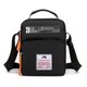 thumbnail image 3 of Bolso bandolera de nailon con solapa para hombre, bandolera pequeña, unisex, con múltiples bolsillos, color negro, para viaje, X233C, 2024, 3 of 5