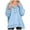 BU2, variant on Female Long Sleeve Sweatshirt Women Plus Basic Relaxed Long Sleeve V-Neck Sweatshirts W/Side Pockets Size M