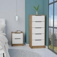 thumbnail image 2 of TUHOME Murray 2 Piece Bedroom Set Multi-ColorEngineered Wood, 2 of 6