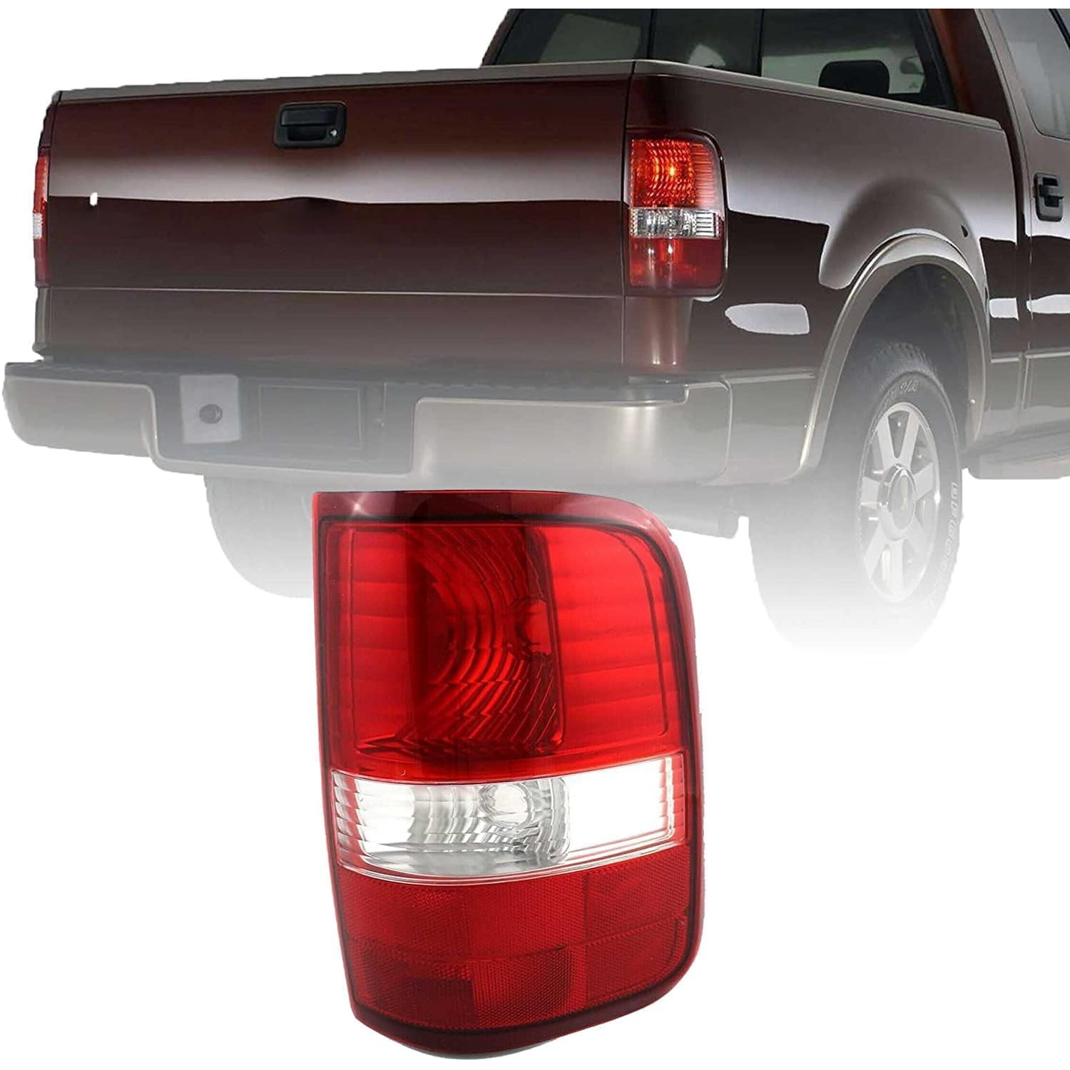 Fits for Ford F150 Tail Lights Lamp 2004-2008 Rear Brake Left Side Drive Side