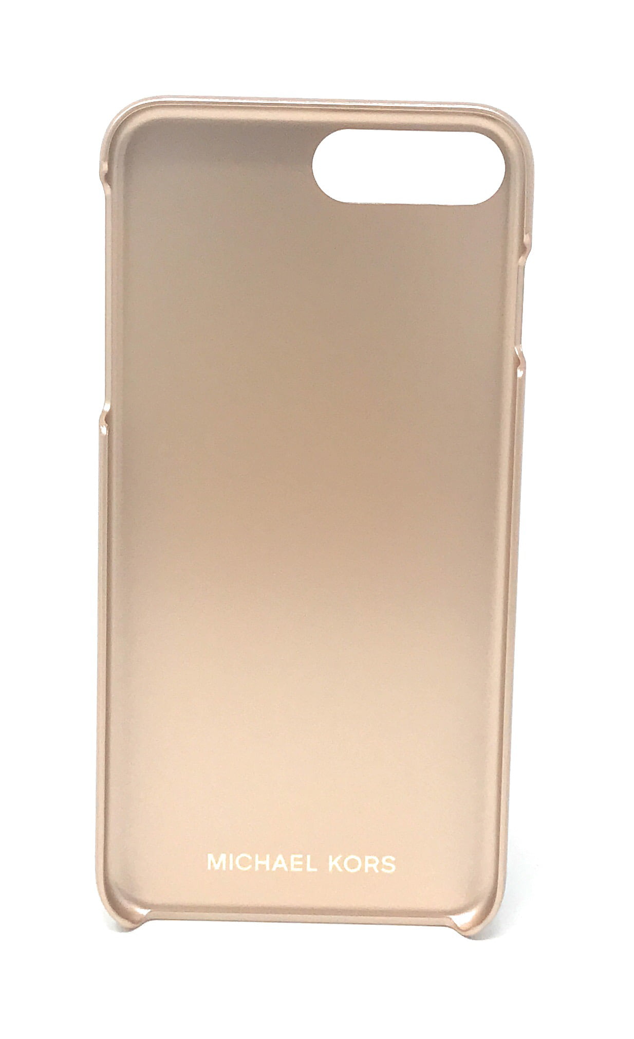 Michael Kors Saffiano Leather Pocket Case for iPhone 8 Plus & iPhone 7  Plus, Pale Gold