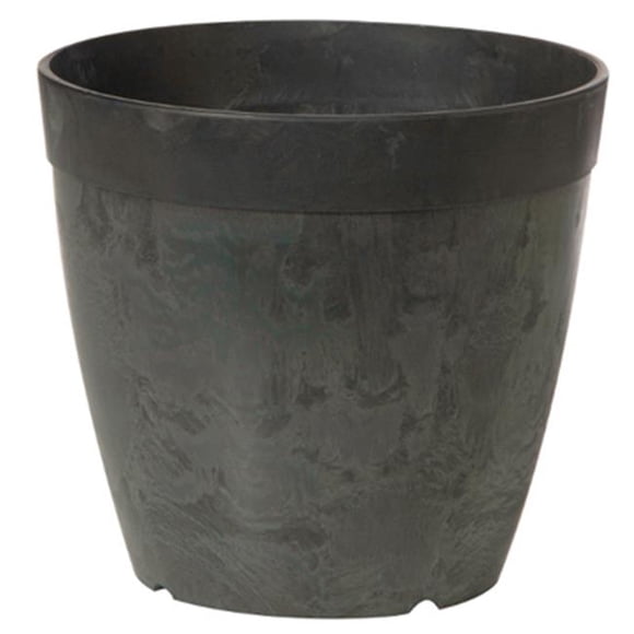 03128.05 Jardinière Dolce 12 Po, Noir, Ronde