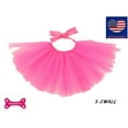 thumbnail image 2 of Made in USA Hot Pink Tulle Skirt for Extra Small Canines, 2 of 3