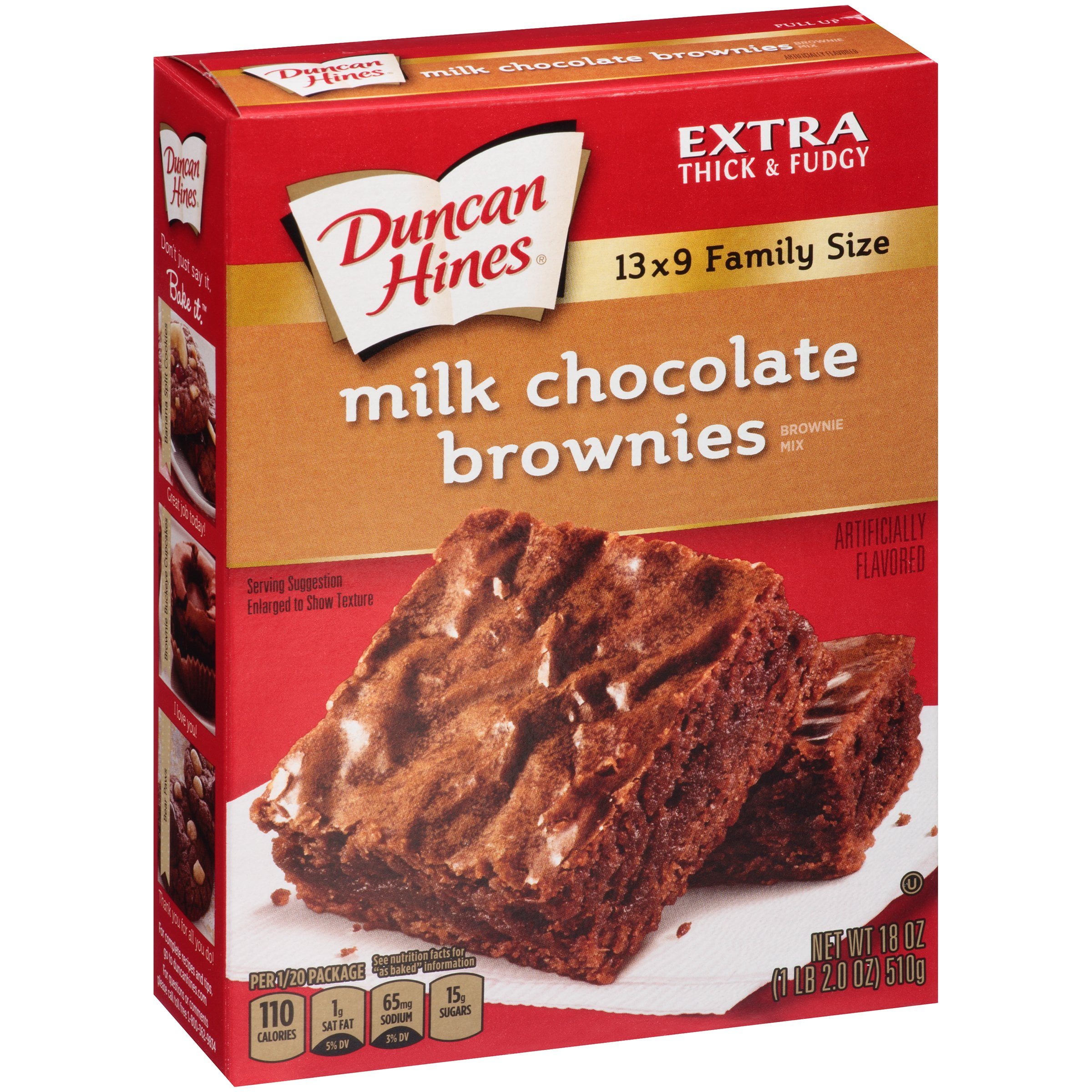 Duncan Hines: Family-Style Milk Chocolate Brownies, 20.30 oz by Pinnacle Foods Group LLC