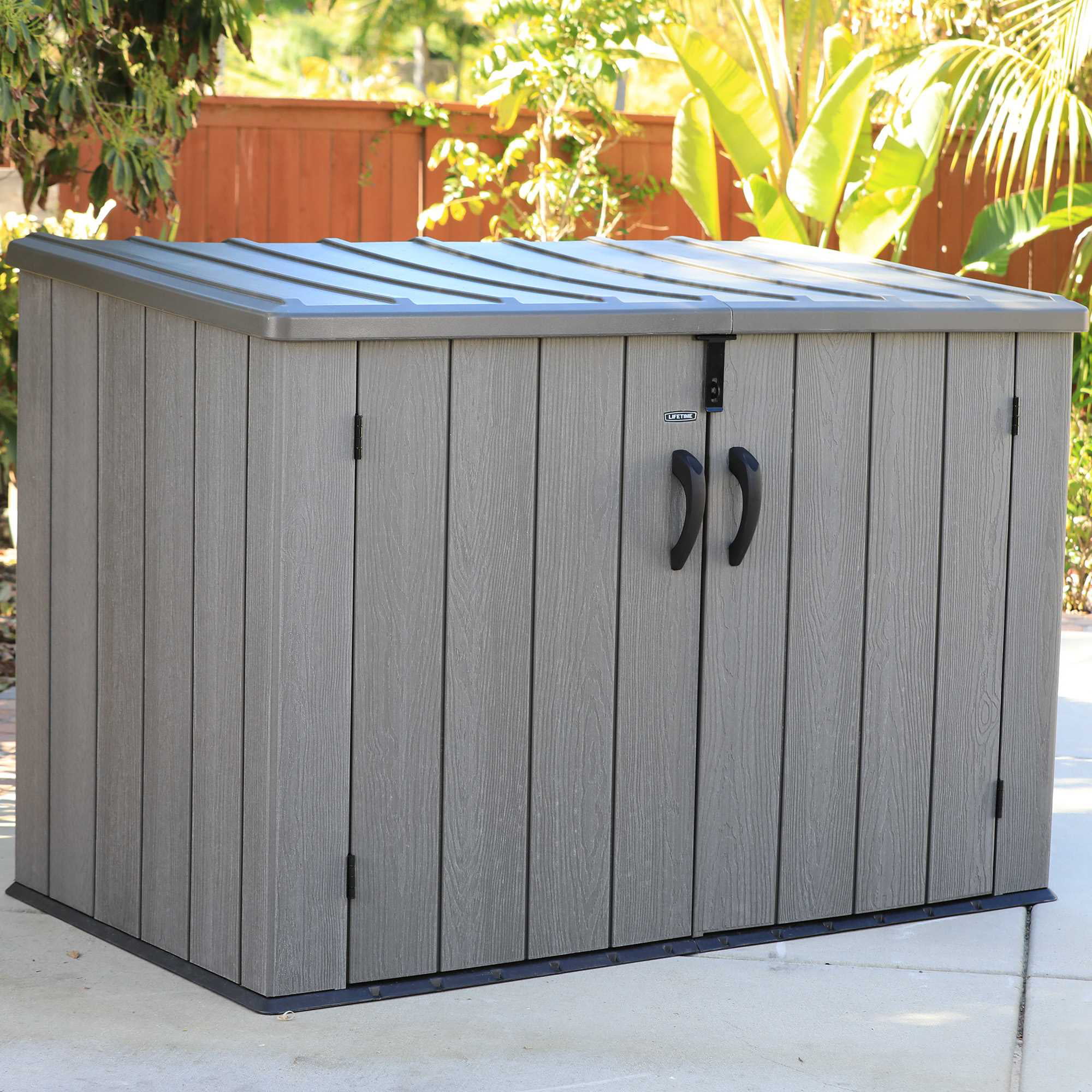 Storage Sheds At Costco / Wts Costco Lifetime Vertical Storage Shed With Storage Hooks ...
