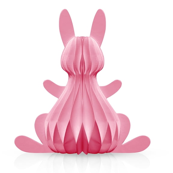 Briarwood Lane Pink Bunny Honeycomb - Large Magnetic Paper Decor - 12 x 9