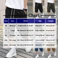 thumbnail image 2 of Mgmyaa Men's Cargo Shorts Drawstring Elastic Waist Solid Plus Size Over the knee Shorts Loose Casual Pants, 2 of 8