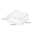 thumbnail image 2 of YOLOKE Food Storage Box, Plastic Small Food Storage Containers Square Storage Organizer Boxes with Lids Airtight for Refrigerator Fridge Cabinet Desk, 2 of 2