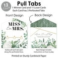 thumbnail image 5 of Big Dot of Happiness Boho Botanical Bride - Greenery Bridal Shower and Wedding Party Game Pickle Cards - Pull Tabs 3-in-a-Row - Set of 12, 5 of 6