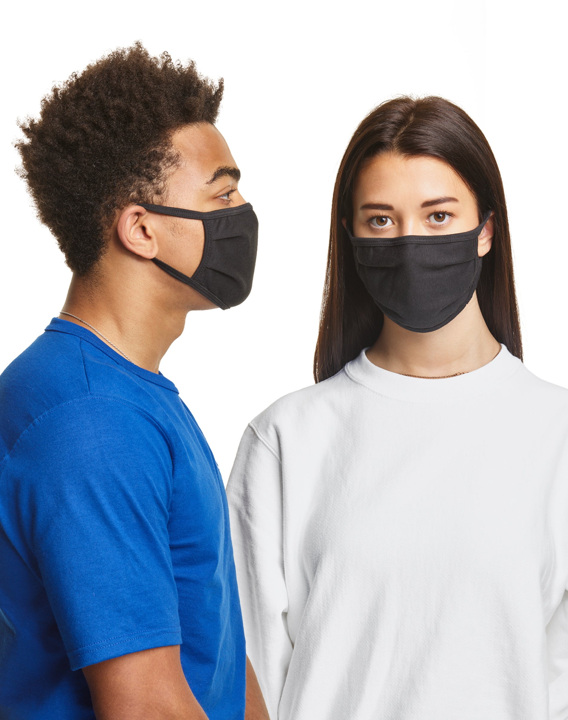 Hanes Hanes Adult Large XTemp® Face Masks, 10Pack Black L Unisex