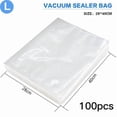thumbnail image 1 of 100/200x Vacuum Sealer Food Bags Storage Textured Pouches Seal Embossed Vac Bag, 1 of 5