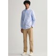 thumbnail image 3 of GANT The Slim Oxford Button Down Shirt in Capri Blue 3046002 Size Medium, 3 of 5