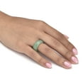 thumbnail image 3 of Genuine Green Jade Faceted Band, 3 of 3