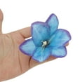 thumbnail image 4 of Unique Bargains 2 Pcs Duckbill Clip Simulated Flower Hair Clips for Women Blue, 4 of 5