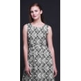 thumbnail image 5 of Bimba Robe de Soirée Teinture sur Nœuds pour Femmes à Col Rond Imprimée Sans Manches - Medium, 5 of 5