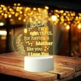 thumbnail image 6 of TERGAYEE Mothers Day Gifts,Mom Birthday Gifts Engraved Acrylic Night Light with Warm Words,Unique Heart Night Lamp Present, 6 of 6
