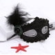 thumbnail image 3 of Máscara de plumas de encaje congelada para fiesta de mascarada, máscara de princesa para adultos, máscara de actuación de disfraces, 3 of 5