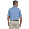 thumbnail image 3 of Harriton M200 Mens 6 oz. Ringspun Cotton Pique Short-Sleeve Polo, 5XL, LT COLLEGE BLUE, 3 of 3