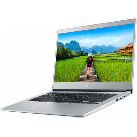 Acer 514 Chromebook, 14" IPS FHD Display, Intel Celeron N3350 Upto 2.4GHz, 4GB RAM, 32GB eMMC, Card Reader, Wi-Fi, Bluetooth, Chrome OS (NX.H1QAA.001)