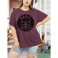 thumbnail image 2 of Anbech Sanderson Sisters Women's Plus Shirt Short Sleeve Vintage Printed Tshirts Halloween Funny Graphic Tee, 2 of 4