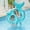 Sky Blue, variant on Inflatable Swim Ring Pool Float, Mermaid Dinosaur Unicorn Animal Swimming Tube Raft for Pool Beach Water Activities(Pink,One Size)