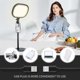 thumbnail image 2 of Sqclv Desktop Video Light With Desk Stand Live Broadcast Fill Lights Studio Light Dimmable For Makeup Live Streaming, 2 of 5