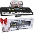 thumbnail image 1 of PYLE Teclado digital para niños, teclado de piano portátil de 61 teclas, teclado de aprendizaje para principiantes con almohadilla de batería, grabación, micrófono, soporte para partituras, altavoz in, 1 of 5