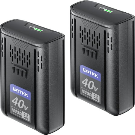 BOTKK Replacement for Kobalt 40V Battery 2800mAh Fit All 40V Series Cordless Power Tools Batteries (2 Packs)