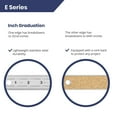 thumbnail image 3 of Pacific Arc Stainless Steel Ruler with 32nd and 64th Graduations, 3 of 5