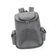 thumbnail image 5 of Mochila Transportadora Salvador para Mascotas Mochila para Gatos 2 Bolsas Laterales Gris 6.6lb, 5 of 10