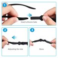 thumbnail image 3 of YAOBAMM Retenue pour Lunettes Sangle de Lunettes Réglable Super Douce Réutilisable en Silicone Sangle de Lunettes de Sport Corde de Lunettes de Soleil, 3 of 5