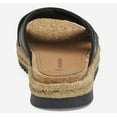 thumbnail image 3 of Johnston & Murphy Women's Michelle Cross-Strap Slide Sandal Black Washed Sheepskin - 78-14427, 3 of 5