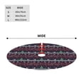 thumbnail image 2 of Christmas Tree Skirt 48" Knitted Christmas Deer Snow (1) Xmas Tree Skirts Mat for New Year Holiday Christmas Party Decorations, 2 of 5