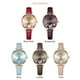 thumbnail image 5 of Mirar Reloj de cuarzo para mujer Reloj de pulsera analógico de moda femenina 3ATM Reloj impermeable para mujer con correa de cuero 1 1, 5 of 5